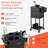 TASALON Multifunctional Utility Cart with Lockable Drawer-92385107