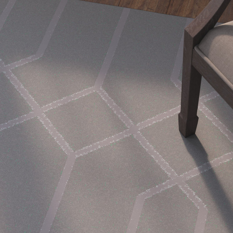 Rarden Geometric Indoor Rug, Rectangle 2' x 3'