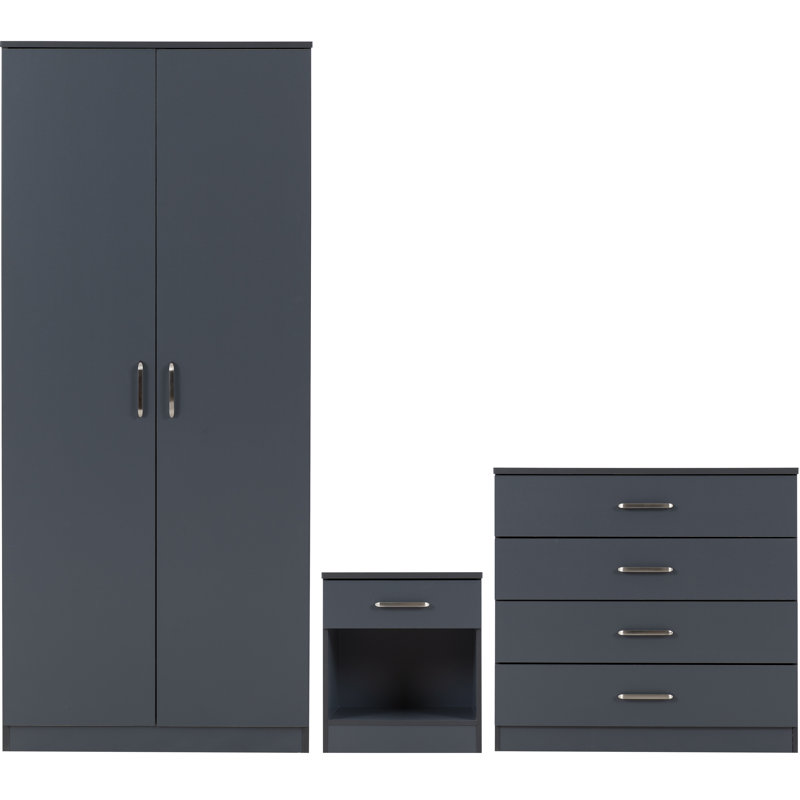 Sumrah Piece Bedroom Set, Grey