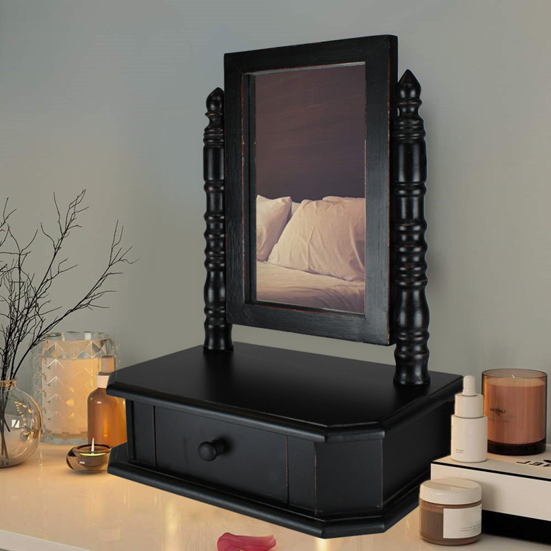 Colusa Wood Floor Mirror