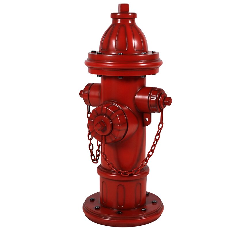 Design Toscano Dog's Second Best Friend Fire Hydrant Statue | Wayfair