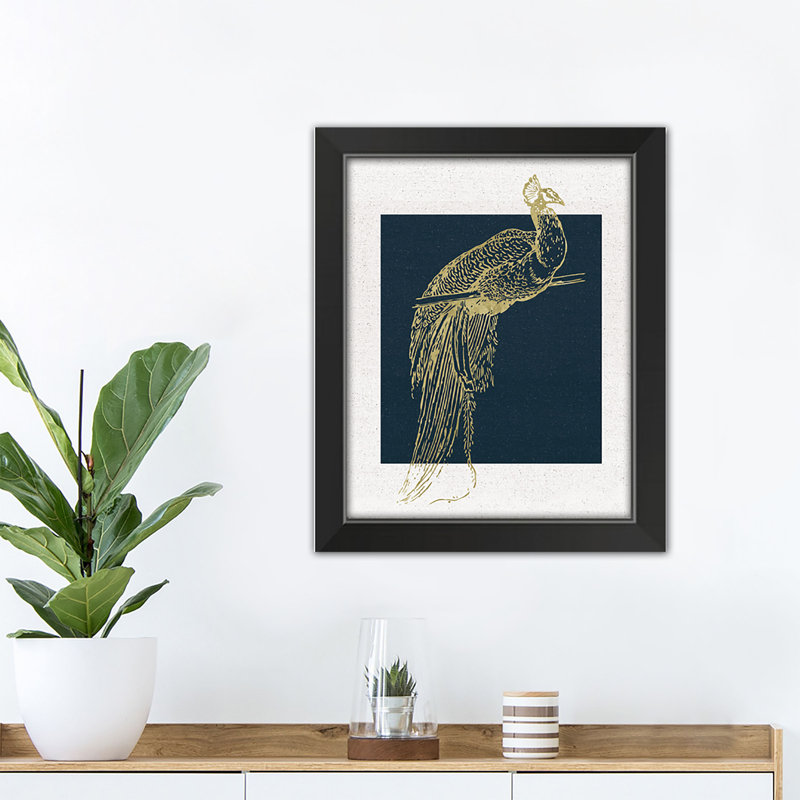 «Gold Line Art», reproduction encadrée
