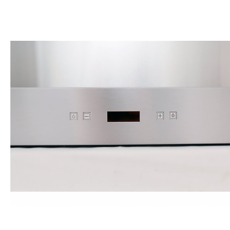 Hotte de cuisine murale à conduit 42 pouces en acier inoxydable brossé 1100 CFM