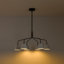 Lustre spoutnik moderne en métal 6 lumières