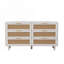 Console en bois avec 6 tiroirs, bois-1110872861