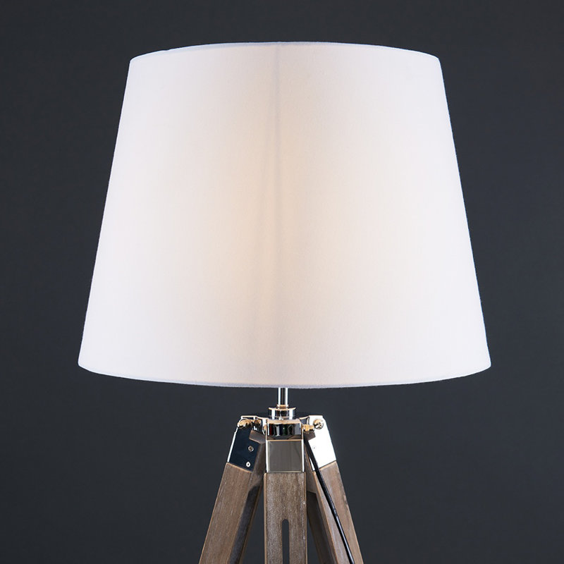 Bella Vista Tripod Floor Lamp, White