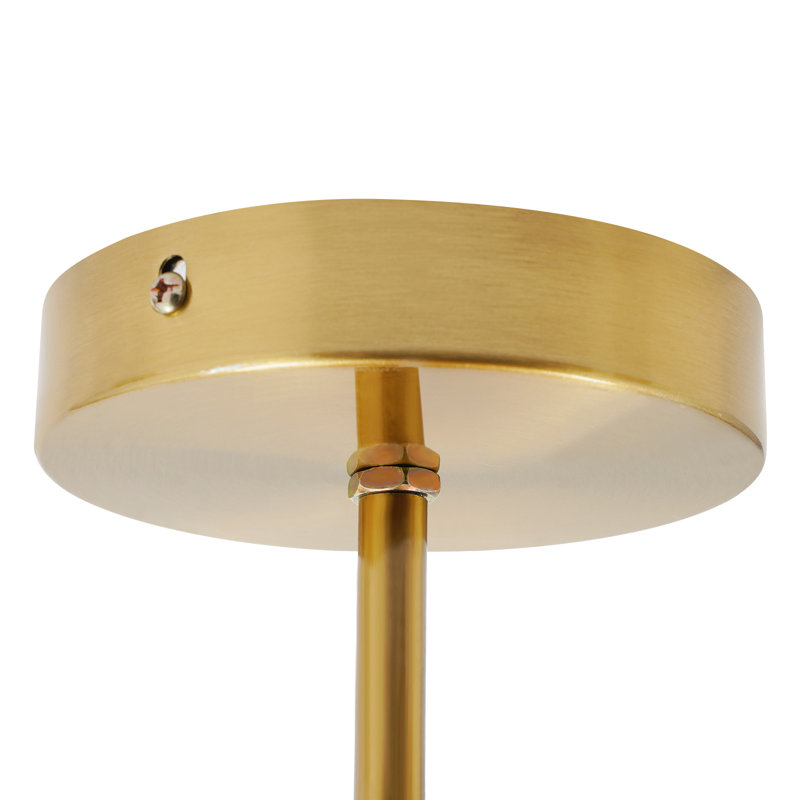 Plafonnier doré sans lumière E26