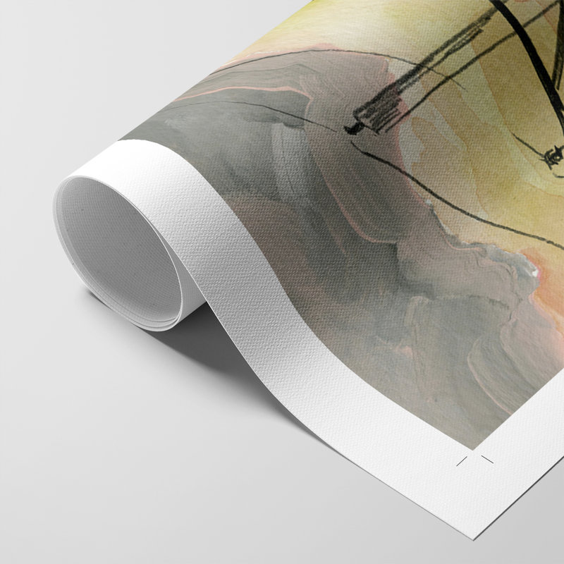Cloudy Communication I -Canvas Print Only - NOT FRAMED