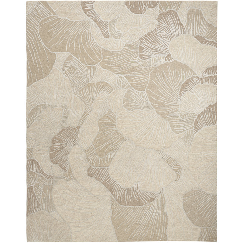 Tapis taupe Nourison Avra, Rectangle 7 pi 9 po x 9 pi 9 po