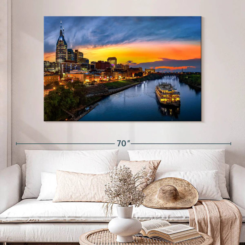 Nicci Nashville River Cruise, 34" H x 51" W
