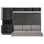 Grand lit escamotable mural avec canapé, tablettes USB et gris clair (ancien SKU: LP000764AAE)-1703943775