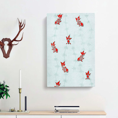 Goldfish by Watanabe Seitei - Wrapped Canvas