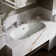 Iron Plains Metal Rectangle Dual Mount Bathroom Sink with Overflow