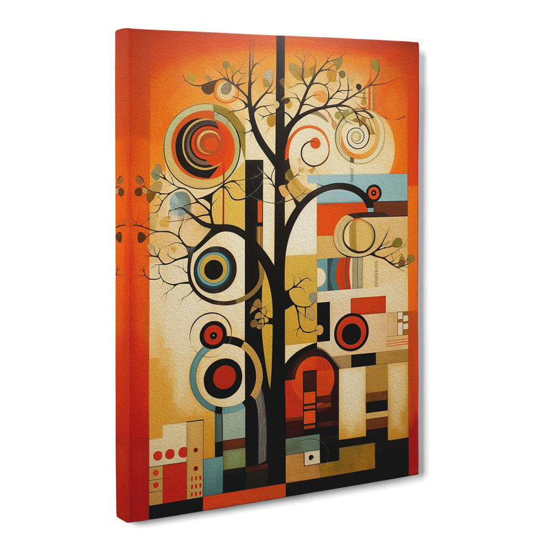 Oak Tree Constructivism No.4 - Print, 50cm H x 35cm W x 3cm D