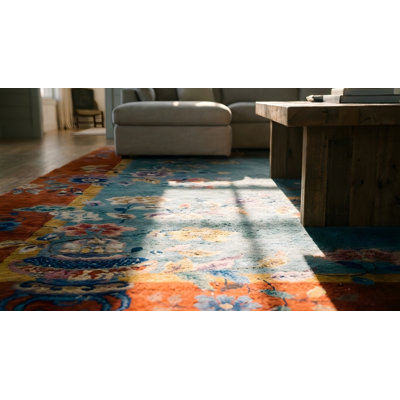 Tapis en laine noué des années 1920