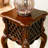 Carved flower frame retro engrave empty objects