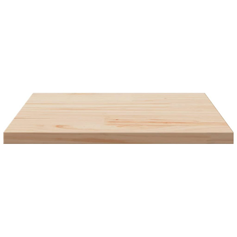 Solid Wood Table Top, 2.5cm H x 50cm W x 50cm D