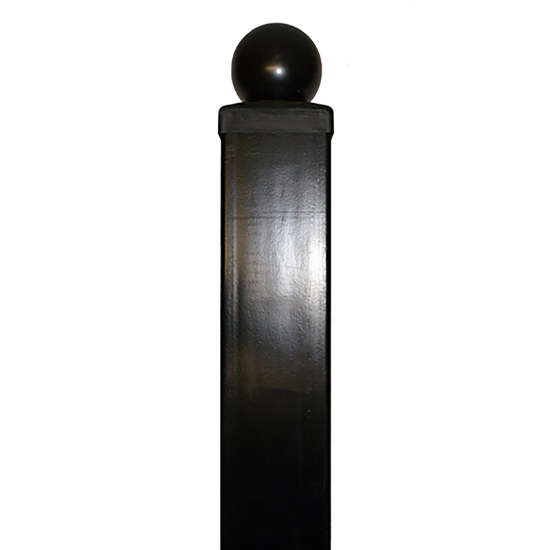 Poteau de clôture Aleko, H 90 po x l 2,4 po x P 2,4 po