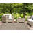 Glendalys Geometric Machine Woven Polypropylene Indoor / Outdoor Area Rug in Brown/Sand/Beige-693544464