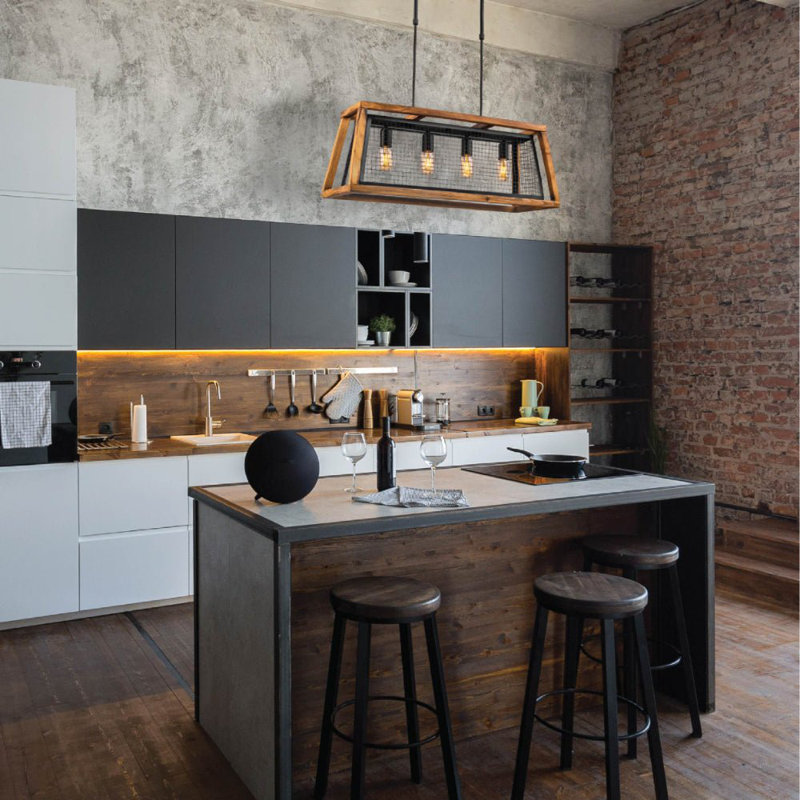 Oakdale 4 - Light Kitchen Island Chandelier