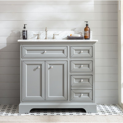 Ensemble de meuble-lavabo simple 37 po Amiri