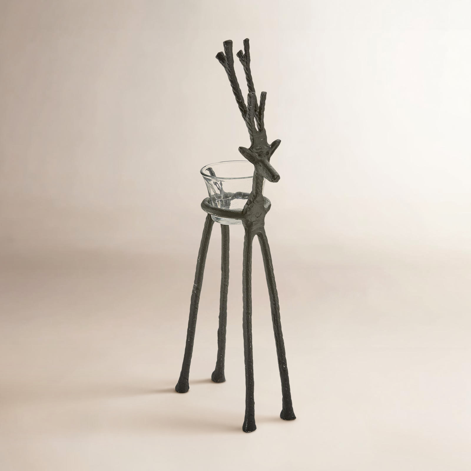 Frederick Aluminum Reindeer Tealight Holder