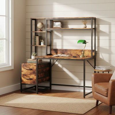 Desk with Hutch by 17 Stories
