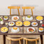 16 Piece Set Of White Curved Vertical Edge Design Ceramic Tableware Including 4 Plates/Dessert Plates/Soup Plates/Bowls Serving 4 People-1597687959