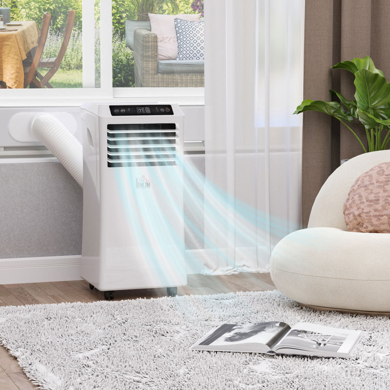 HomCom 8000 BTU Portable Air Conditioner for 344 Square Feet with Remote Included