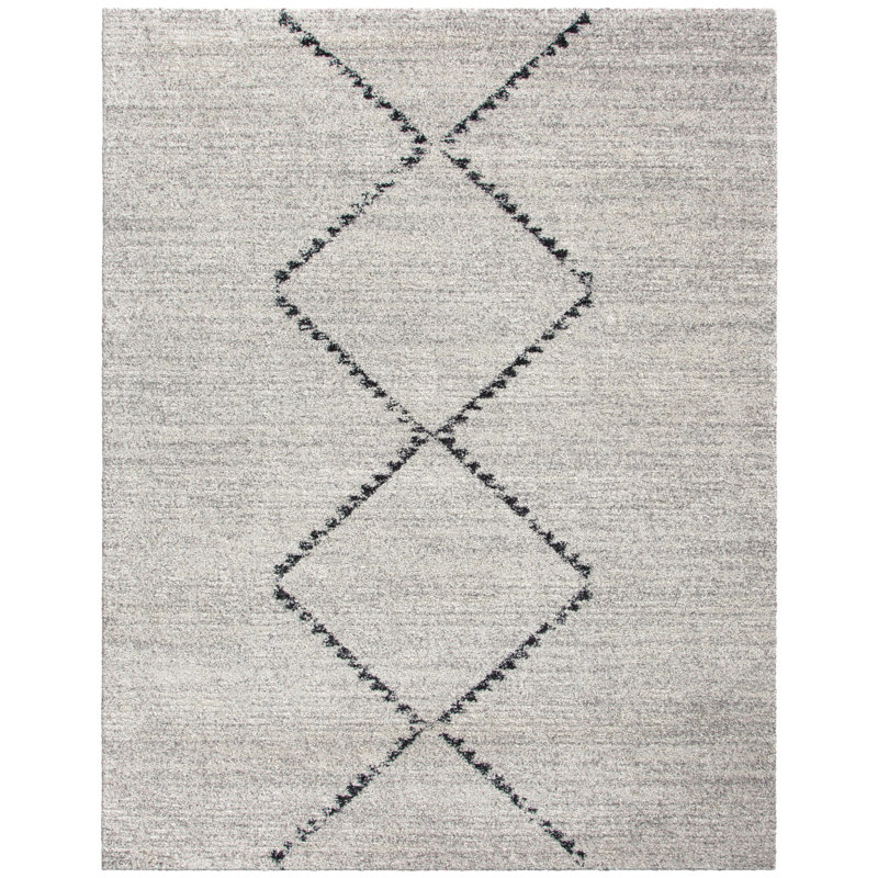 Tapis à poils longs en oléfine moelleux de conception moderne pour le salon et les espaces ouverts