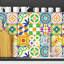 38.1cm W x 38.1cm L PVC Peel and Stick Mosaic Tile