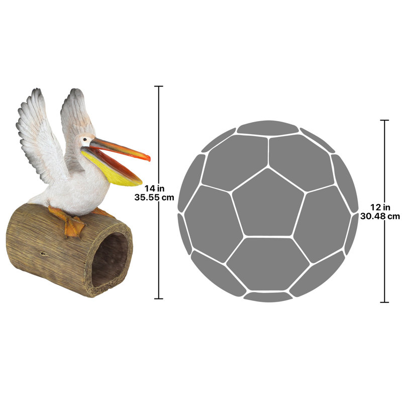 Gutter Guardians Splash the Pelican Downspout Statue