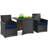 Safaree 2 - Person Patio Conversation Set with Cushions-2052767545-2134042831