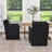 Cathlino 25" Wide Modern No Assembly Upholstered Linen Down Fill Dining Armchair with Interchangeable Casters & Fixed Feet (Set of 2)-107220783