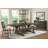 Costel 68" Wide Backless Bench, Brushed Charcoal