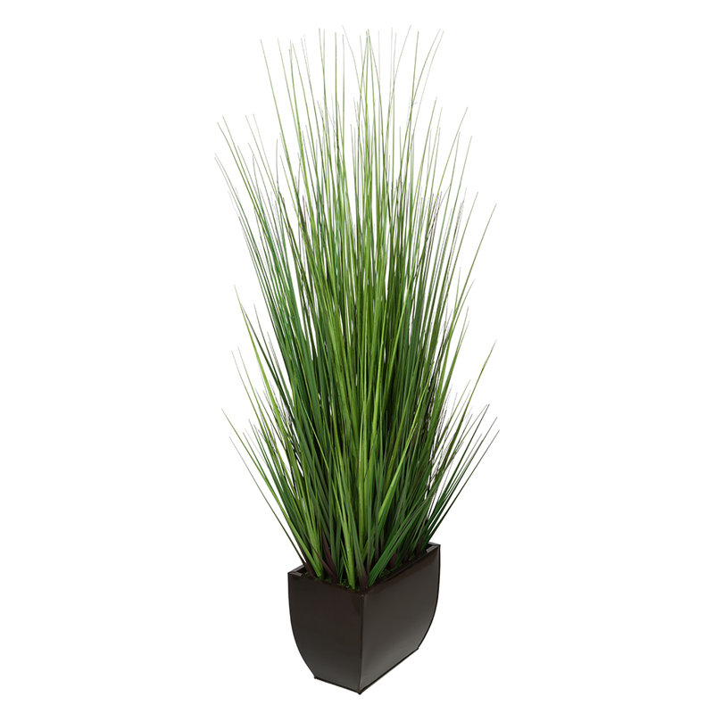 Jardinière en similicuir 44 po, Brun lustré