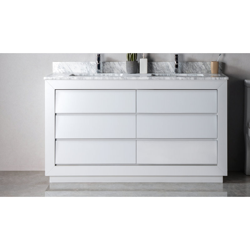 Ensemble de meuble-lavabo double 60 po Jaydence
