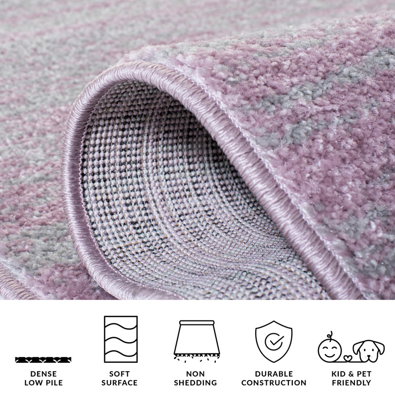 Finy Ombre Area Rug, Rectangle 91 x 152 cm