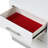 Janata Queen 3PC Bedroom Set Milky White-932156124-932156123