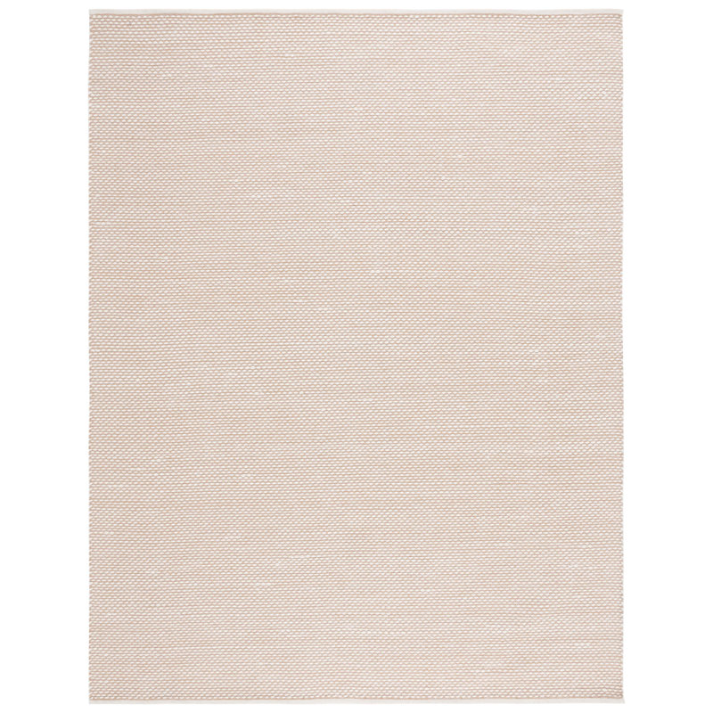 Vermont Flat Weave Wool/Cotton Rug in Beige, Rectangle 8' x 10'