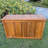 Gracie Oaks Debraoh 32'' W 29 Gallons Water Resistant Solid Wood Acacia Deck Box-1912514636