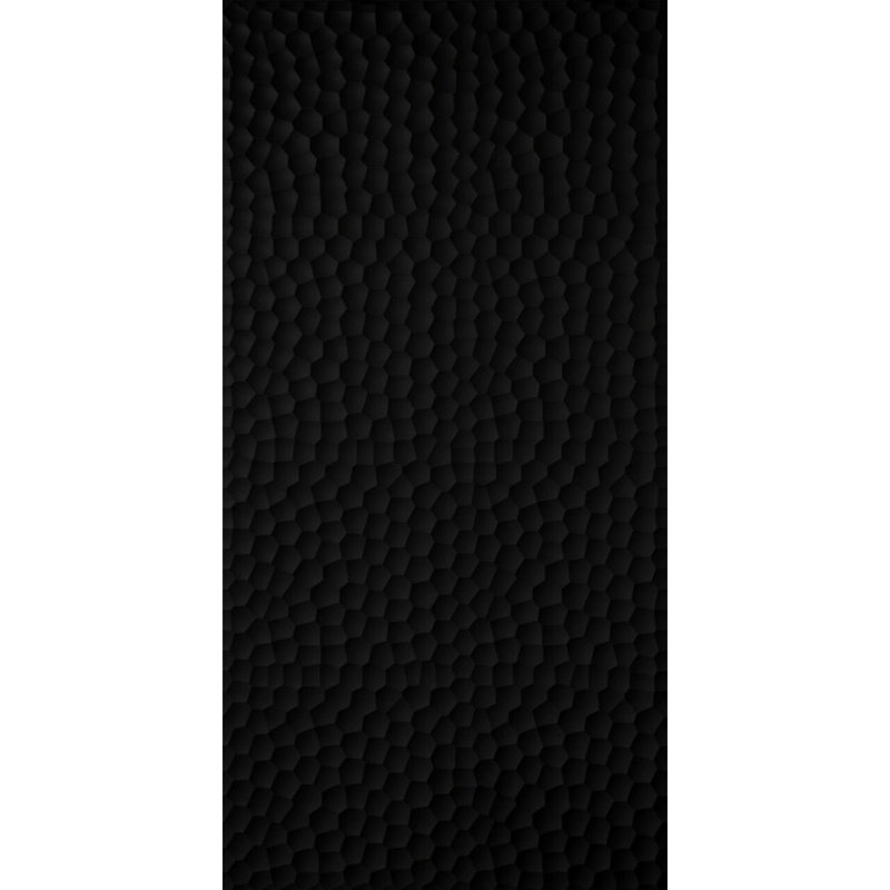 Crater Max 4 pi x 8 pi Panneaux muraux en PVC à coller 3D (32 pieds carrés / feuille), Noir Calcutta