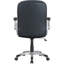 Fauteuil en cuir à dossier moyen Soho