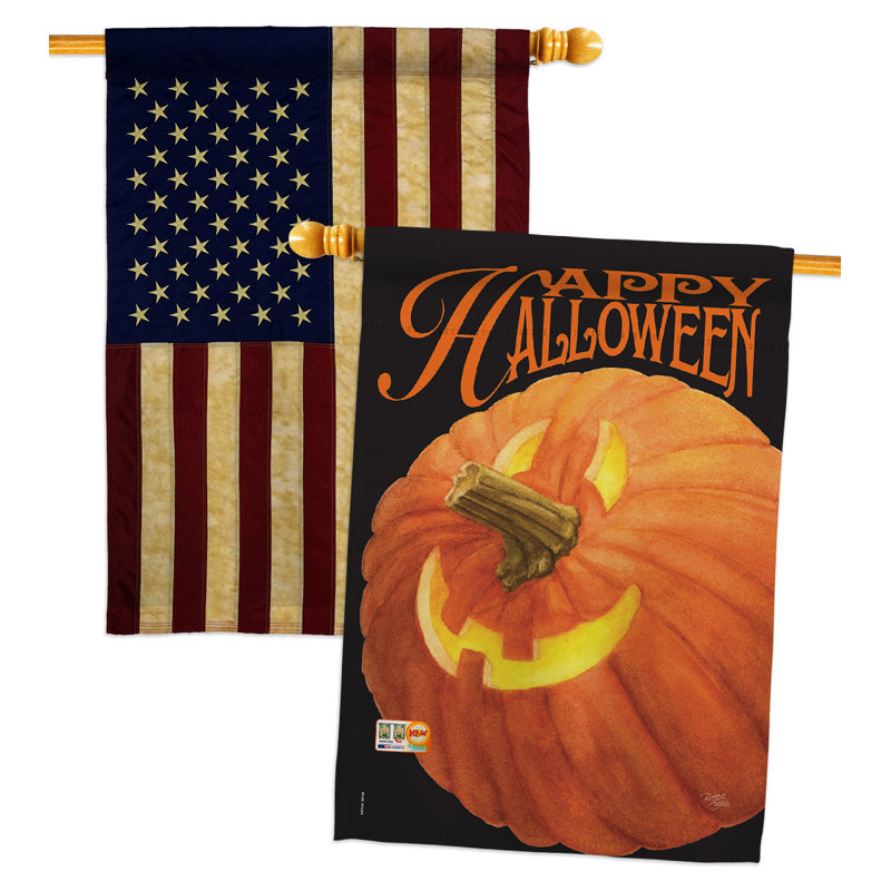 Drapeau de maison Jack O Lantern