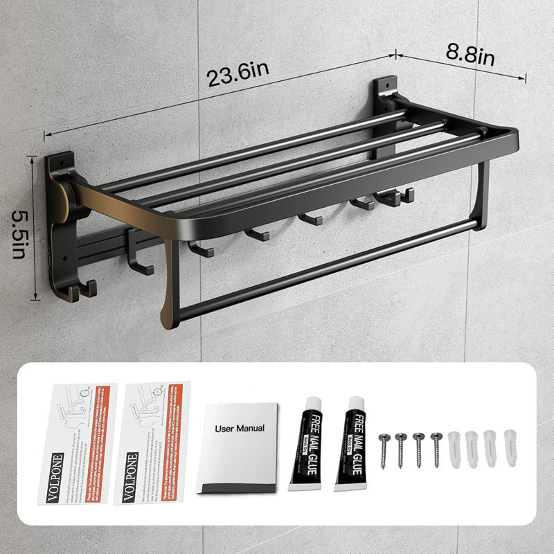 Porte-serviettes 24 po avec porte-serviettes