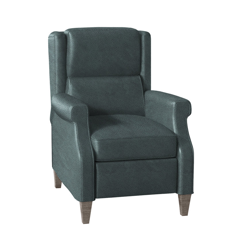 Gallaway Recliner, Stone, Aline Fumo Genuine Leather, Manual