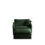 Fauteuil d'appoint moderne avec repose-pieds, fauteuil club et fauteuil de lecture en chenille