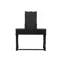 Ensemble de meuble-lavabo de salle de bain unique moderne avec tabouret pliable en MDF avec placage 1 pièce