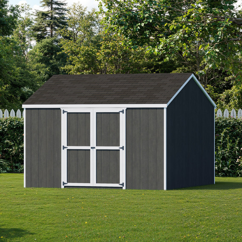 Value Gable Shed With Side Entry, 106.5'' H x 144'' W x 144'' D, No