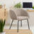 Damle 19.49'' H Upholstered Metal Armchair-570395717